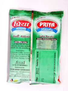 "priya sabji masala"
