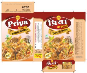 "Priya Biryani Masala"